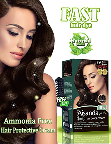 Dark Brown Hair Color Natural Hair Dye for Women &amp; Men,Semi-Permanent