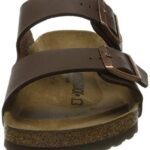 Birkenstock Women’s Arizona Birko-Flo Dark Brown Birko-flor Sandals – 37 N EU (US Women EU’s 6-6.5)