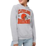 Junk Food Clothing x NFL – Cleveland Browns – Team Helmet – Unisex Adult Pullover Fleece Hoodie for Men and Women – Size X-Large