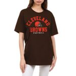 Junk Food Clothing x NFL – Cleveland Browns – Classic Team Logo – Unisex Adult Short Sleeve Fan T-Shirt for Men and Women – Size XX-Large