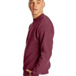 Hanes Men’s EcoSmart Fleece, Pullover Crewneck Sweatshirt, 1 or 2 Pack, Army Brown-1 Pack, X Large