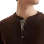 Hanes Men’s Beefy Long Sleeve Three-Button Henley