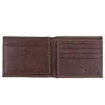 Timberland Men’s Leather Wallet with Attached Flip Pocket, Brown (Sportz), One Size