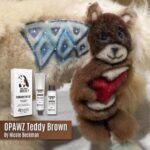 OPAWZ Permanent Dog Hair Dye, Pet Hair Dye Safely Used by Grooming Salons for a Decade, Pet Safe Dye Lasts Over 20 Washes, Bright Color for Dogs and Horses (Teddy Brown)