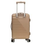 Rockland Star Trail Hardside Spinner Wheel Luggage, Champagne, Carry-On 20-Inch