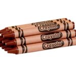 Crayola Crayons, Brown, Single Color Crayon Refill, 12 Count Bulk Crayons, School Supplies