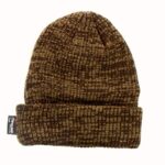 Milani Thinsulate 40 Gram Insulated Winter Two Tone Beanie Skull Cap (Brown/Khaki)