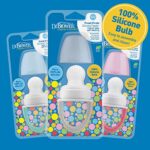 Dr. Brown’s Fresh First Silicone Feeder, Pink & Grey, 2 Count